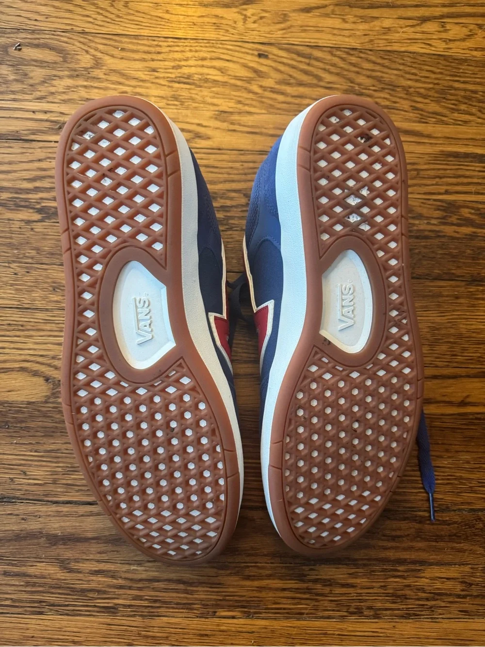 Vans Men’s Lowland CC Retro Sport Blue Red Skate Shoes Sneakers Size 13 US  Vans